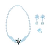 Set De Collar Y Aros Princesas De Disney - Elsa