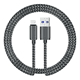 thumbnail image 2 of Cable USB-C de 3 mts largo reforzado carga rápida, 2 of 3