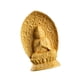 thumbnail image 3 of Estatua De Guanyin Sentada Tallada En Madera Hecha A Mano De 7 Cm De Altura Para Decoración De Estantes De Pared Estilo A, 3 of 5