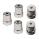 thumbnail image 1 of Tapa De Repuesto Para Microondas, Piezas De Horno Resistentes Al Desgaste Para Restaurante, Oficina, Plata, 14x19mm, 5x, 1 of 5