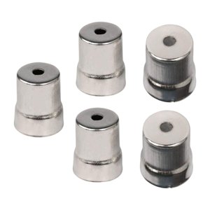 Bothyi - Tapa De Repuesto Para Microondas, Piezas De Horno Resistentes Al Desgaste Para Restaurante, Oficina, Plata, 14X19Mm, 5X