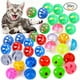thumbnail image 1 of 36 Pack Plastic Noisy Cat Toy Balls With Bell Kitten Chase Toy Chase Game Toy For Hamster Cat, 1 of 2