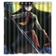thumbnail image 1 of Cortina de ducha de baño con diseño de anime japonés Akame Ga Kill, chica sexy, noche de luna llena, con ganchos, tamaño 66 x 72 pulgadas, 1 of 3