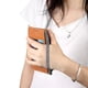 thumbnail image 5 of Funda tipo cartera para Samsung Galaxy A51 5G de piel con cierre magnético, ranuras para tarjetas y correa para la muñeca Marrón, 5 of 6