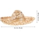 thumbnail image 2 of 10 Uds Mini muñeca sombrero de paja muñeca paja Gora tejido Gora sombrero de paja Natural Mini Tejido a mano a punto sombrero para Handmanualidad muñeca Juguete, 2 of 7