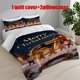 thumbnail image 1 of 3pcs "170.18cm Merry Christmas Creative Pictures Themed Printed Bedding Set Duvet Cover and Pillowcases, 1 of 5