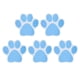 thumbnail image 3 of 5 Pegatinas Antideslizantes Para Bañera Con Estampado De Pata De Perro, Color Azul, Grande, 3 of 3