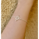 thumbnail image 3 of Pulsera nudo de brujas amuleto proteccion plata fina #2, 3 of 3