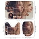 thumbnail image 3 of Ginny y Georgia-theme 4-Piece Shower Curtain Set with Rugs, Waterproof Bathroom Decor Set Includes Bath Mat, U-Shaped Rug, Toilet Lid Cover and Curtain with Hooks, 3 of 6