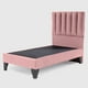 thumbnail image 5 of Cama Europea Valencia P + Respaldo Cadiz 1 PL Felpa Palo Rosa, 5 of 6