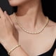 thumbnail image 5 of Collar de Tenis de Moissanita de 5 Mm Color D Claridad VVS1 Collar de Tenis Dorado para Mujer Collar de Moissanita de Plata Esterlina S925 Joyería 16-24 Pulgadas, 5 of 6