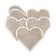 thumbnail image 4 of 30x Colgante De Punto De Cruz De Madera En Blanco Para Bordado Contado, Corazón De 7,7x7CM, 4 of 5