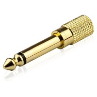 Gen - Adaptador Audio Plug Jack Metalico 3.5Mm A 6.3Mm (6.5Mm) Multicolor