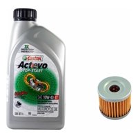 Kit Mantencion Moto Suzuki Gs 150R (Castrol 10W 40 + Filtro)