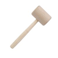 Magideal - Martillo De Mazo De Madera De 225Mm, Martillo De Mazo Profesional Antidesprendimiento, Martillo De Carpintería, Martillo De Madera Para Carpintero De