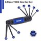 thumbnail image 4 of Juego de llaves Allen Topline, 25 piezas, plegables, SAE Metric Torx, 4 of 9