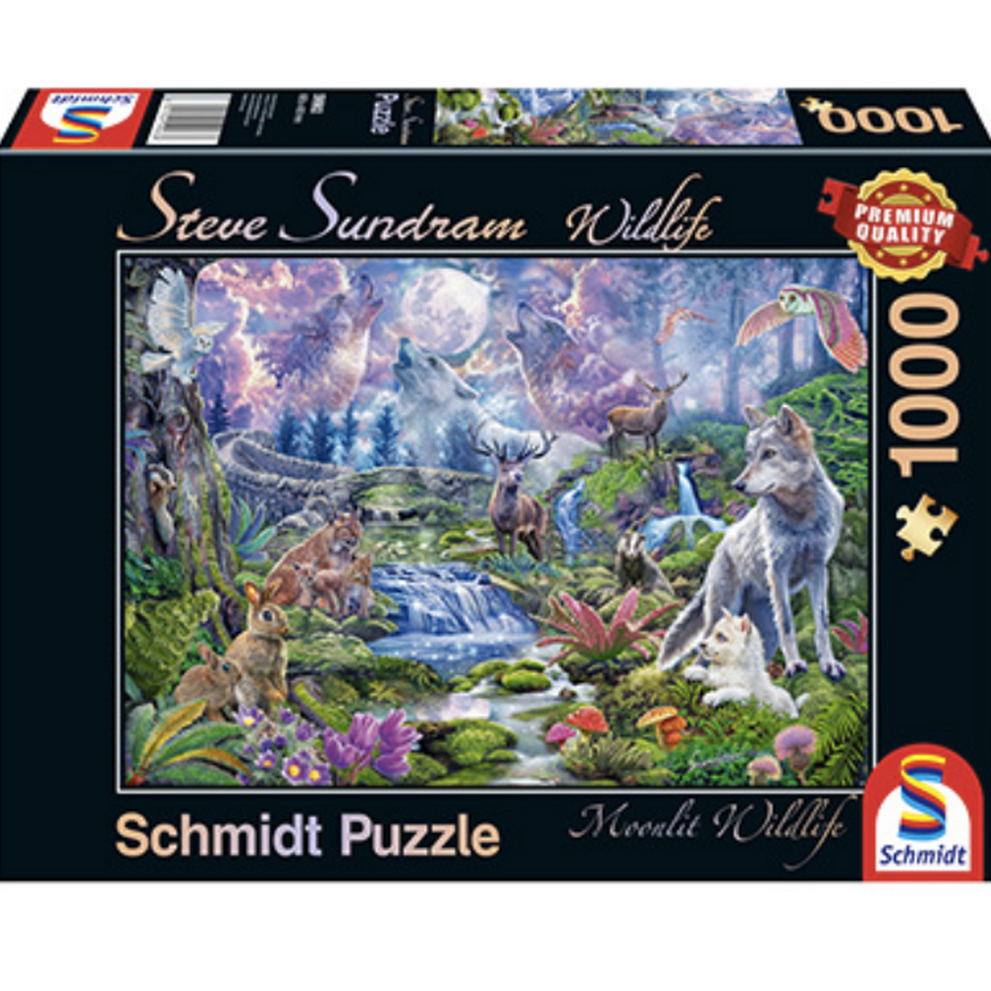 Schmidt - Puzzle 1.000 Piezas Fauna Bajo La Luna