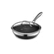 thumbnail image 1 of Wok HexClad Hybrid de 25 cm antiadherente con tapa de acero inoxidable apto para horno, 1 of 7