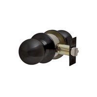 Stark Design - Cerradura De Pomo Cilíndrica, Simple Paso. (Negro Mate). Sku: Sdp40-Bl