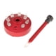 thumbnail image 1 of Herramienta de reparación de relojes prensatelas de mano, reemplazo portátil, reparación práctica de ajuste de mano de reloj, herramienta de prensa de Rojo, 1 of 5