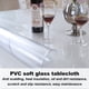 thumbnail image 5 of Mantel de plástico transparente Protector de mesa impermeable Cubierta de mesa de plástico transparente, 5 of 5