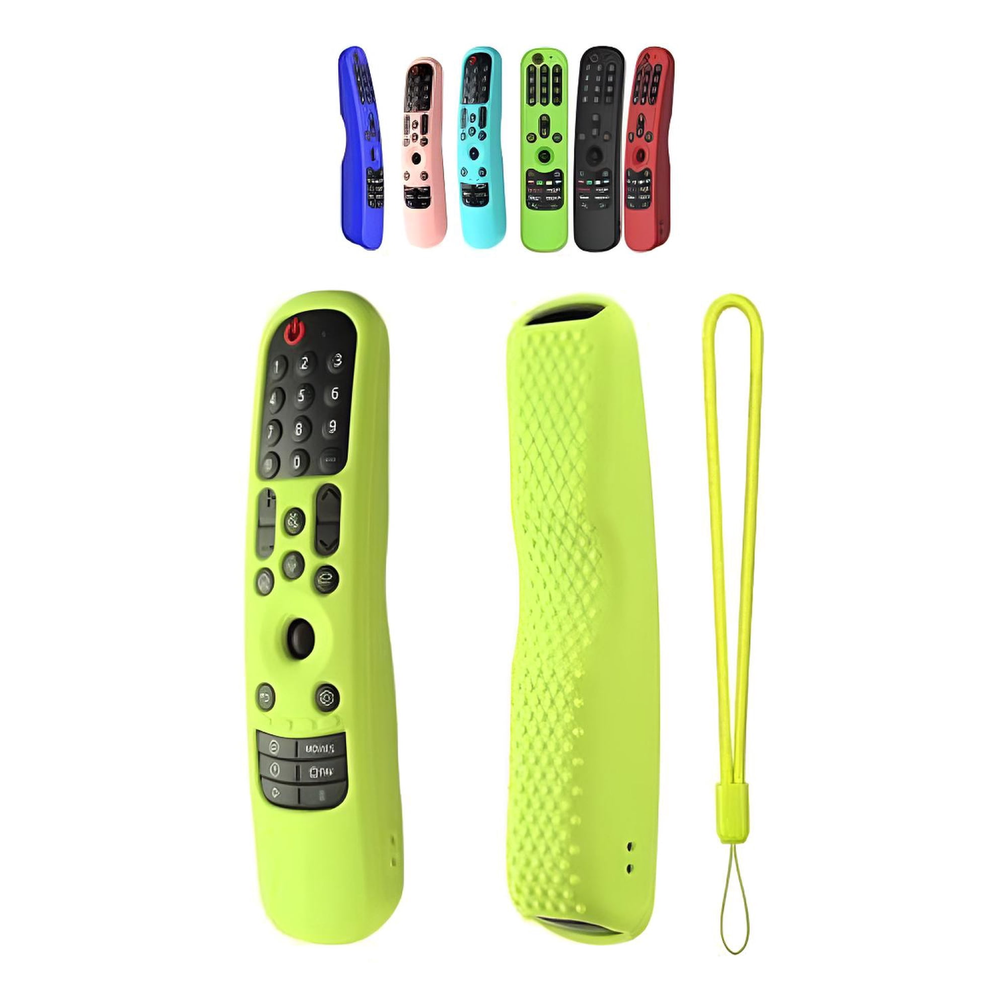 Funda Control Magico Smart Tv Lg Modelos 2021 Antideslizante Verde
