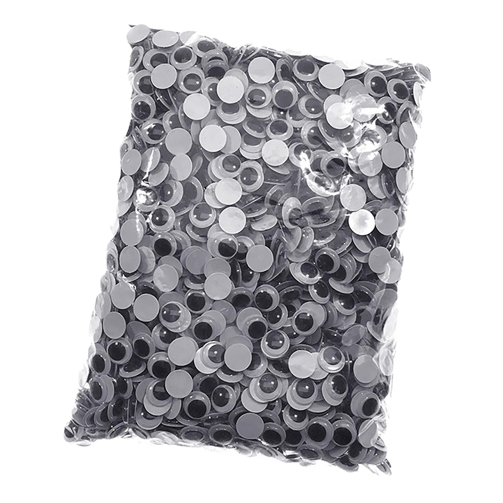 Magideal - Googly Eyes Googly Eyes Móviles Ojos Ojos De Muñeca Para La Decoración De , 4000 Piezas 12 Mm