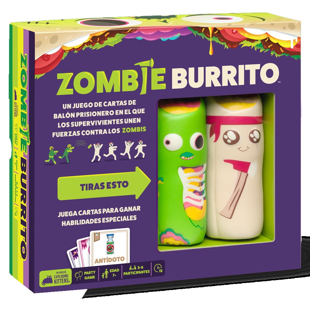 Exploding Kittens - Juego De Mesa Zombie Burrito