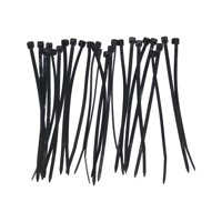 Amarras Plásticas Negra 150×3,6Mm 25 Unidades Macrotel