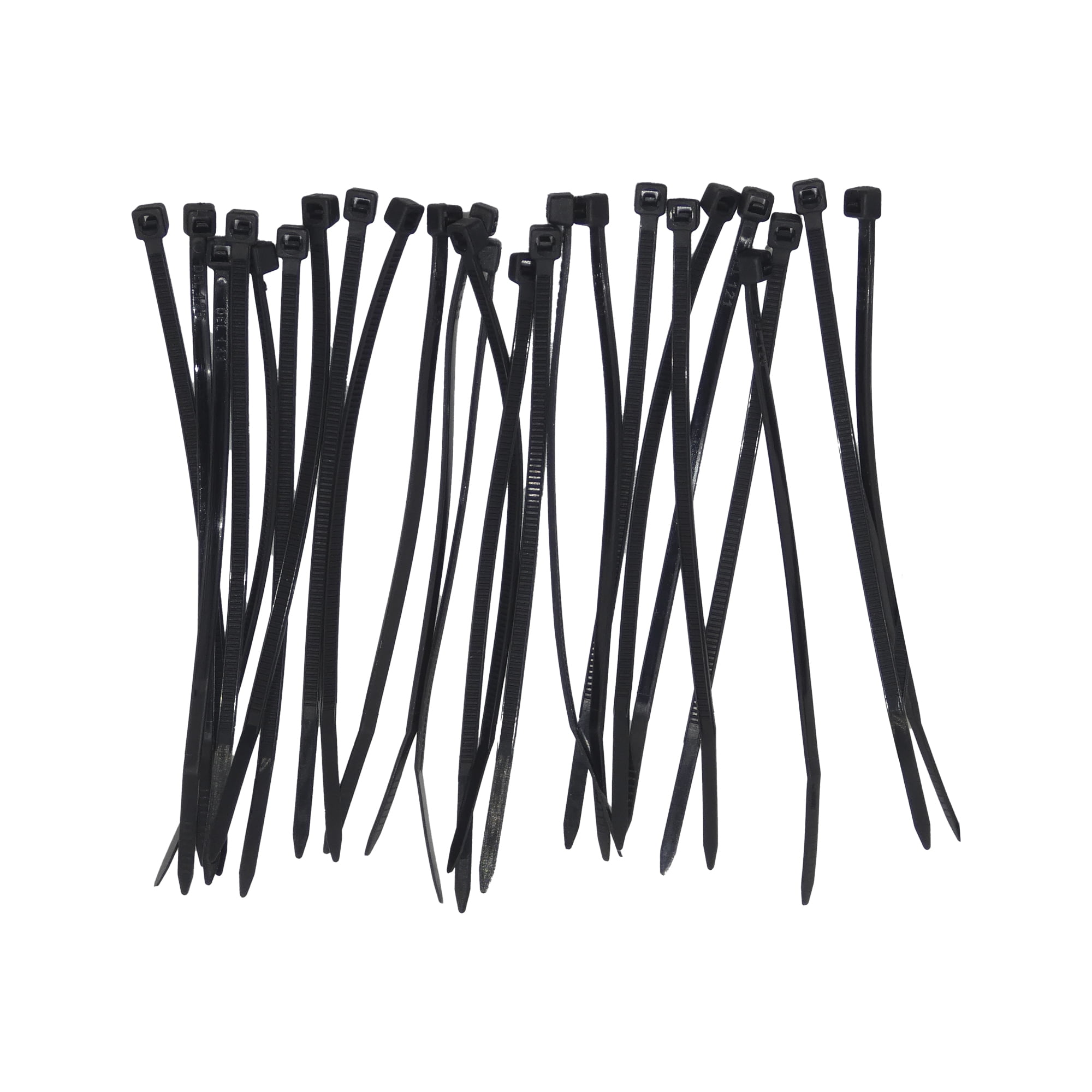 Amarras Plásticas Negra 150×3,6mm 25 Unidades Macrotel