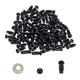 thumbnail image 1 of Uxcell 5mm Ojos de Seguridad, 100 Juegos de Ojos de Plástico para Manualidades con Arandelas Ojos de Seguridad para Animales de Peluche Juguetes de Ganchillo Muñecas DIY Manualidades, Negro, 1 of 6