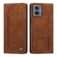 thumbnail image 2 of Funda Billetera para Motorola Moto G55 5G Imán y Resistente Marrón, 2 of 6