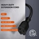 thumbnail image 2 of Cable de extensión para exteriores BN-LINK, 15 pies, 15 A, 1875 W, 12/3 SJTW, negro, 2 of 7