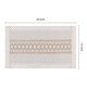 thumbnail image 3 of REGALWOVEN Juego de manteles individuales de estilo rústico, juego de 4 manteles para decoración de mesa de comedor, interior y exterior, lavable, mantel de cocina, limpiar con un paño, Blanco-Marrón, 3 of 6