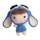 thumbnail image 1 of Kit De Inicio De Tejido Hecho A Mano Llavero Juguete De Tejido A Mano Para Accesorios Azul, 1 of 5