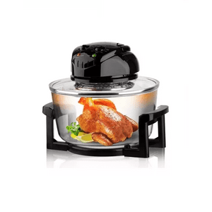 Genérico - Horno Freidora De Aire Halógena, Cesta Antiadherente, Color Negro