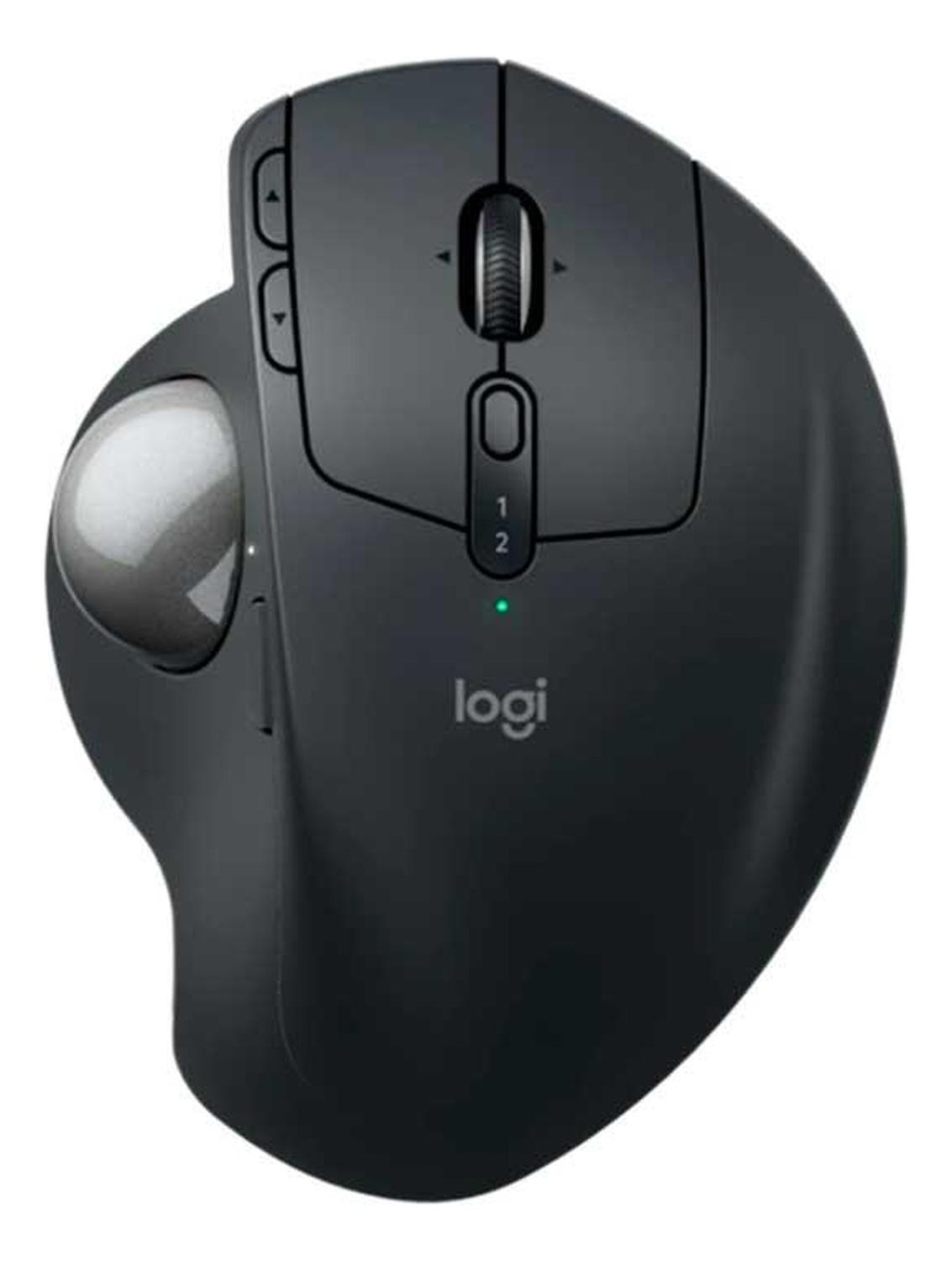 Ratón Logitech Mx Ergo S Trackball Graphite, Recargable Negro No Aplica