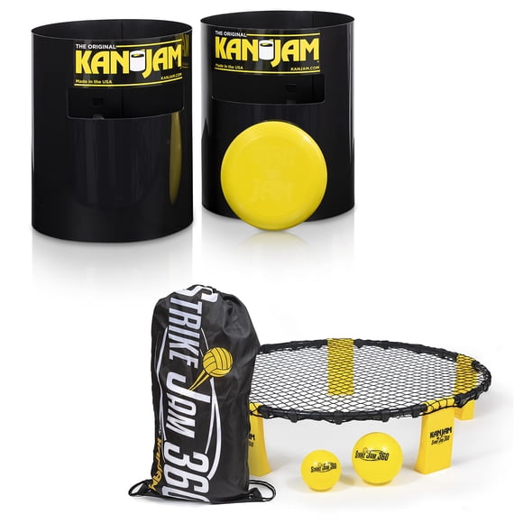 Set de juego Kan Jam & Strike Jam con red, bola y disco volador