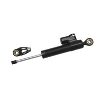 Magideal - Amortiguador De Dirección De Motocicleta, Barra De Control Lineal Estabilizador, Amortiguador Direccional De Motocicleta De Metal Para Bicicleta De Ca Negro