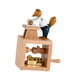 thumbnail image 4 of Caja de música con manivela, caja musical de madera, adornos decorativos coleccionables novedosos y únicos para amigos, amantes, familiares y colegas, Zorro, 4 of 5
