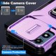 thumbnail image 3 of Funda Armada para Motorola Moto G Play 2024 con Tapa Deslizante y Soporte Magnético Giratorio Morado, 3 of 5