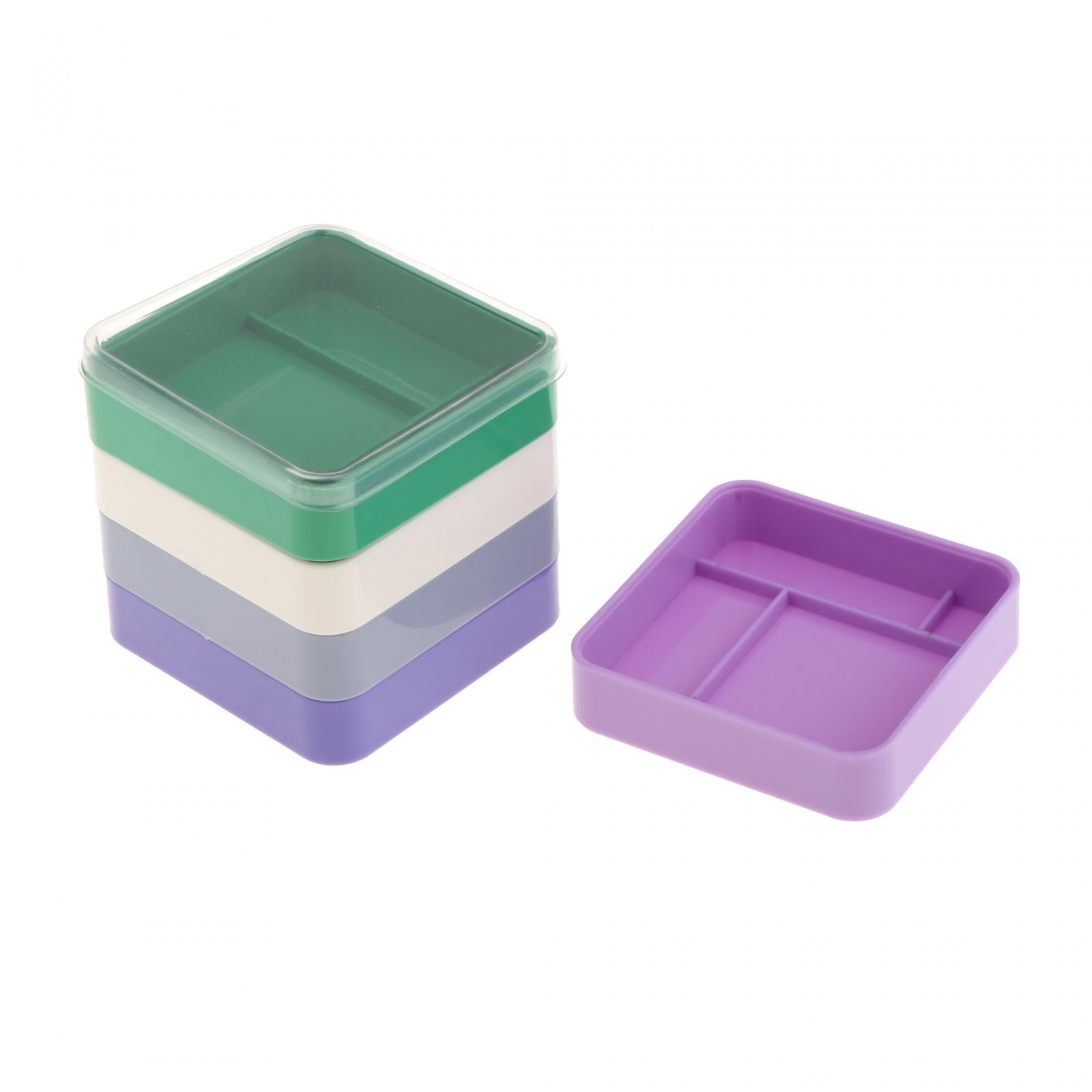 Ioensy - Caja De Almacenamiento De Piezas De Reloj, Herramientas De Reloj, Almacenamiento Para Accesorios De Herramientas De Reloj, Cuadrado Artesanal