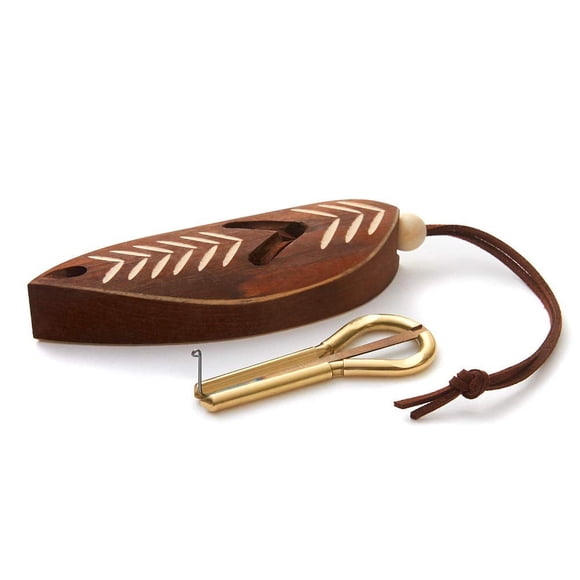 Arpa bucal MUARO P.Potkin en estuche de madera oscura