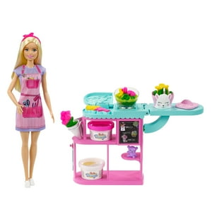 Muñeca Barbie Florista Set De Juego Con Accesorios