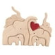 thumbnail image 3 of Adorno De Animales De Madera, Abrazo, Amor, Corazón, Estatuilla De Animal Para Decoración De Estante De Dormitorio, Estilo D, 3 of 3