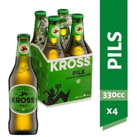 Cerveza Pils Lager Botellas Pack 330 Ml Kross