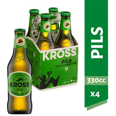 Cerveza Pils Lager Botellas Pack 330 Ml Kross