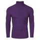 thumbnail image 5 of INSPIRE CHIC Suéteres de Hombre Jersey Cuello de Tortuga Manga Larga Ajustado Elástico Slim Fit Tops 46 Púrpura Oscuro, 5 of 7