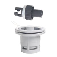 Magideal - Válvula De Aire Inflable Para Bote, Tapones De Aire En Espiral Para De Boquilla De Aire Gris 1