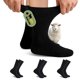 thumbnail image 1 of Calcetines Forcool de lana merino XL, 3 pares, color negro, 1 of 8